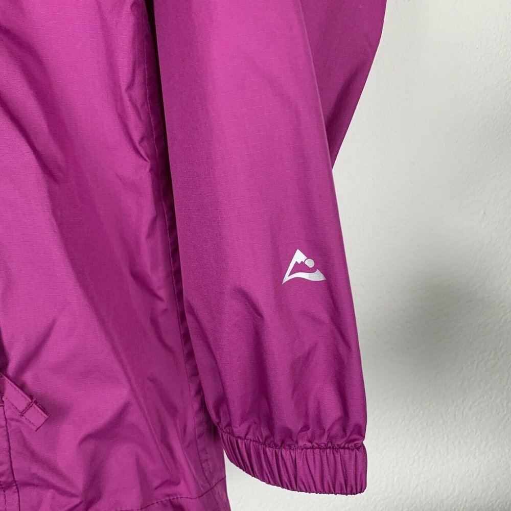 Alpine Design Women's M Purple Rain Jacket Windbreaker Waterproof Resistant - Picture 2 of 5
